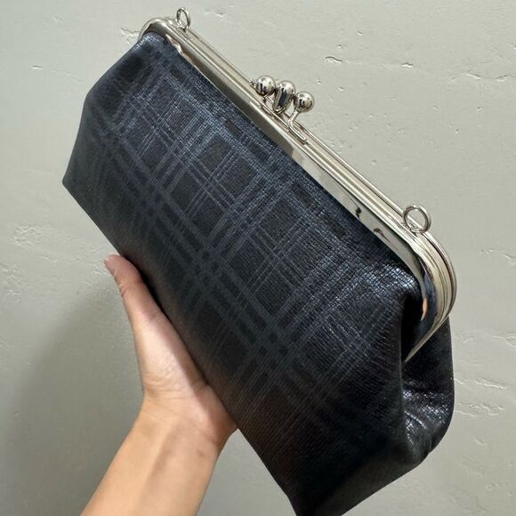 Genuine Deer-hide Leather Handmade Vintage Style Double Kisslock Purse/Crossbody - Picture 11 of 16